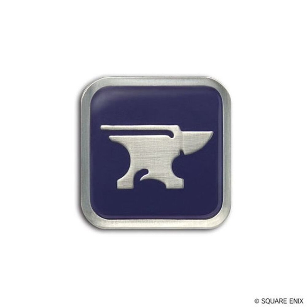 FF 14 Square Enix Blacksmith Class Icon Pin